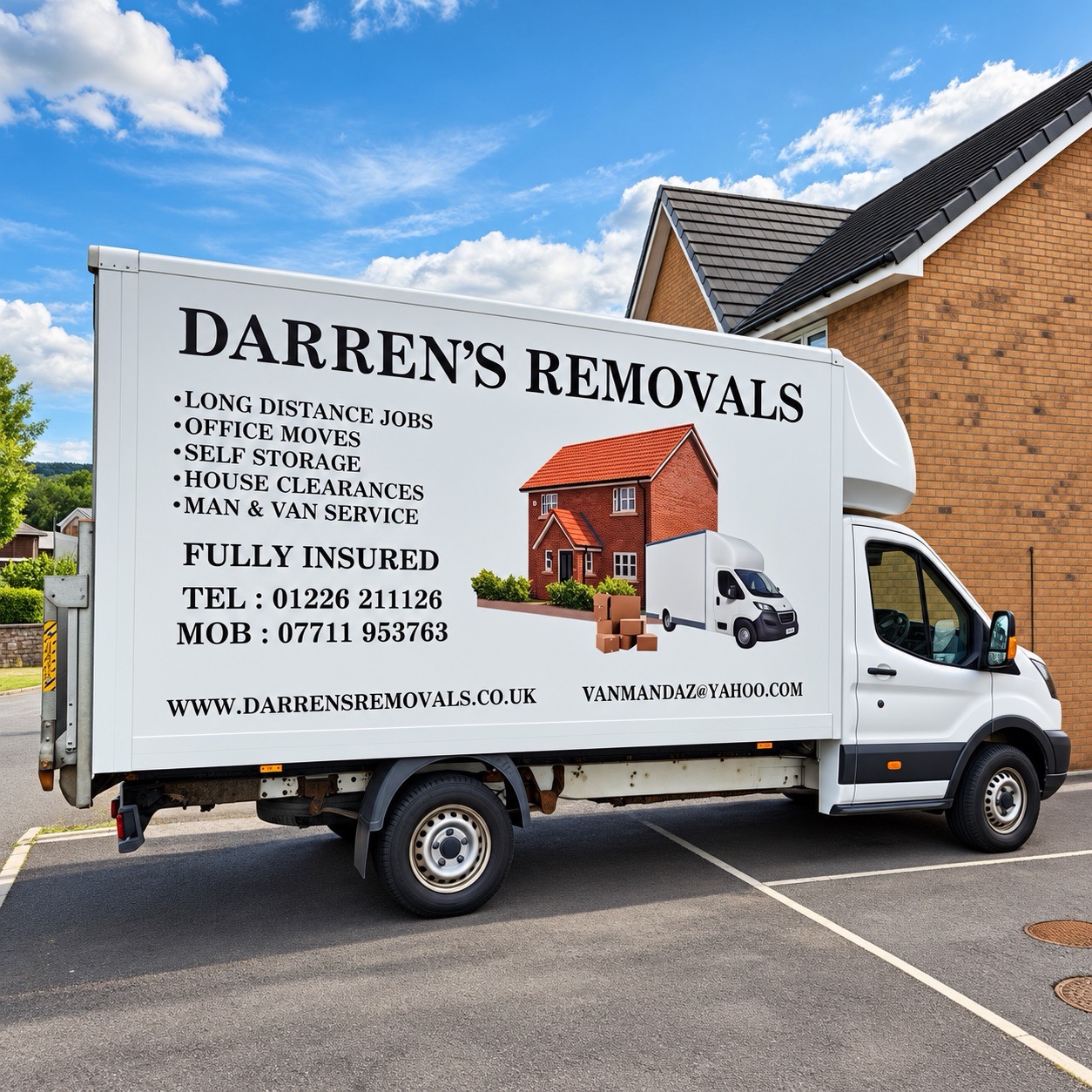 darrens removals van